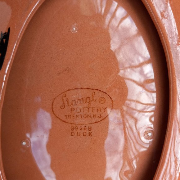 MCM Stangl Pottery, Trenton NJ Sportsman Duck Ashtray - Picture 15 of 17